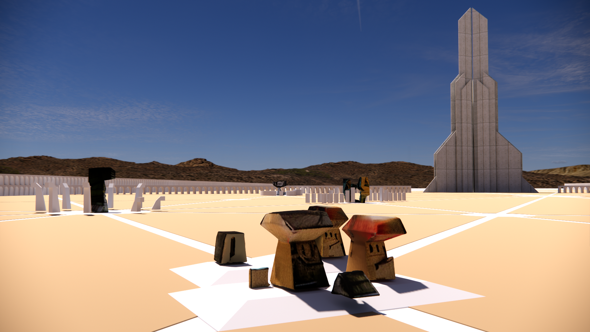 光界，碑 示意圖